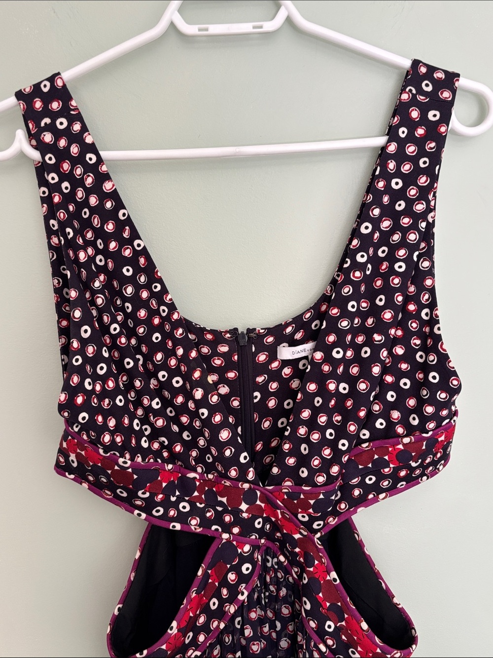 Diane Von Furstenberg Altessa Boho Maxi Dress (Size 8) Fall 2016 Collection - Picture 4 of 12